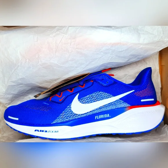 Nike x College Florida Gators Air Zoom Pegasus 41 Running Shoes Sz 10 Men NIB - Picture 1 of 8